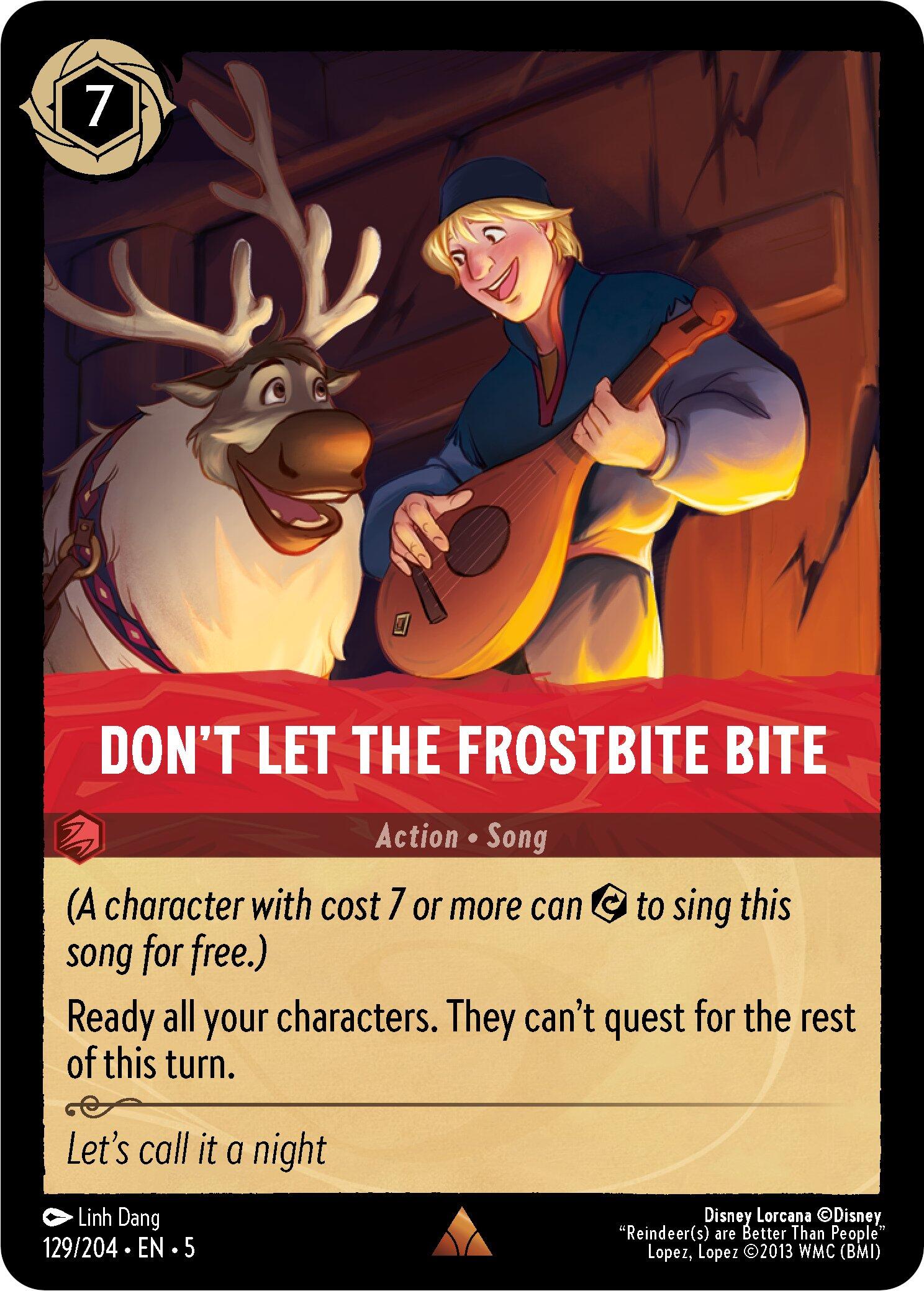 Don't Let the Frostbite Bite (129/204) [Shimmering Skies] | Total Play