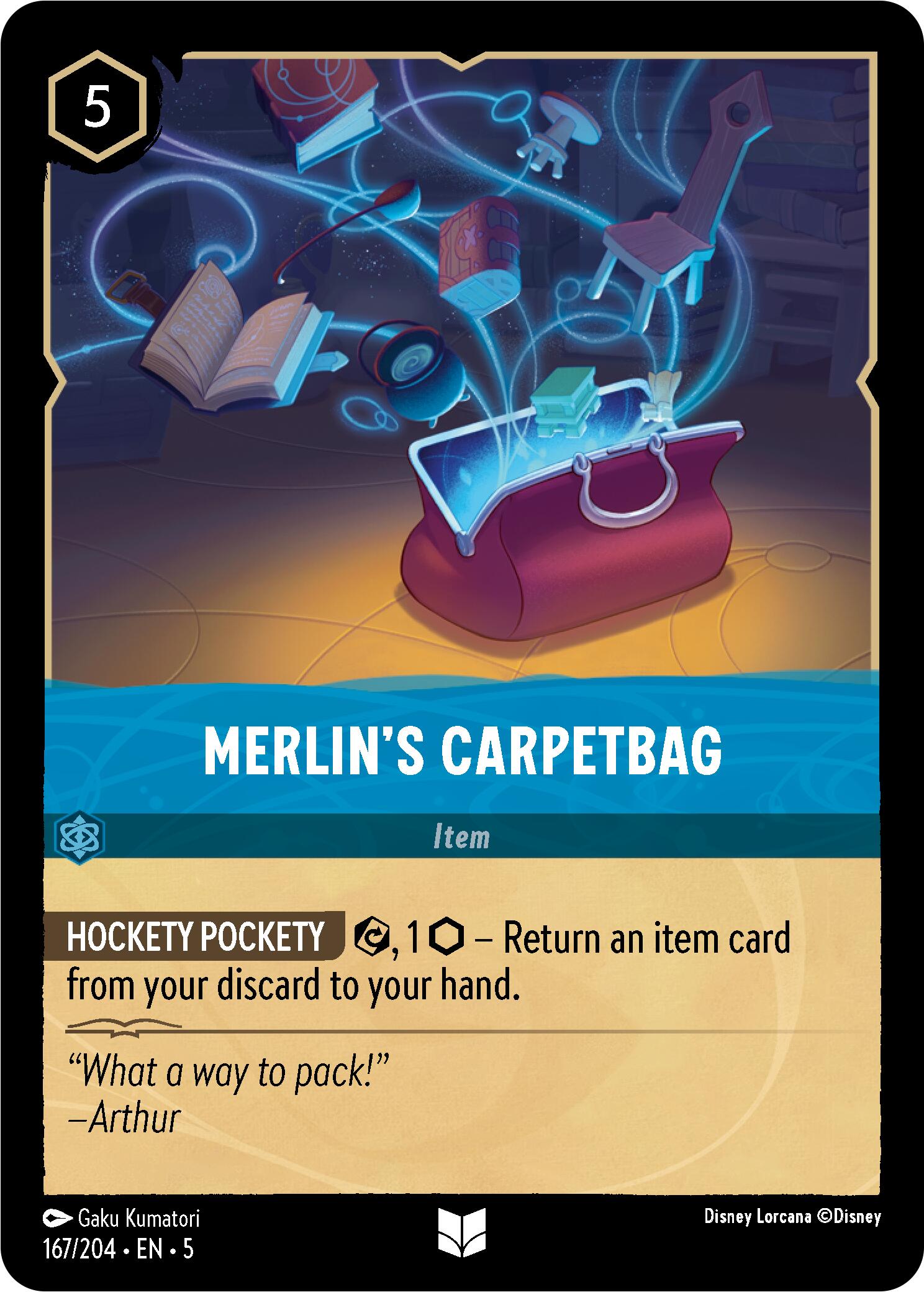 Merlin's Carpetbag (167/204) [Shimmering Skies] | Total Play