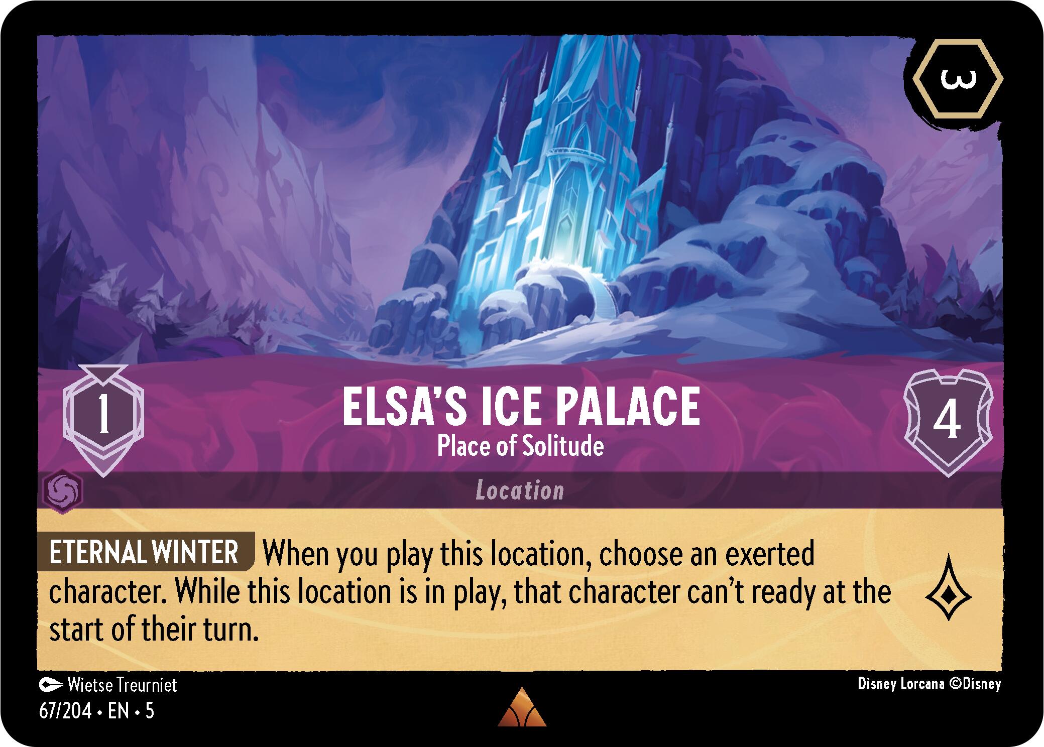 Elsa's Ice Palace - Place of Solitude (67/204) [Shimmering Skies] | Total Play