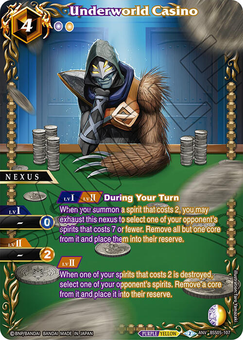Underworld Casino (Box Topper) (BSS05-107) [Battle Spirits Saga Promo Cards] | Total Play