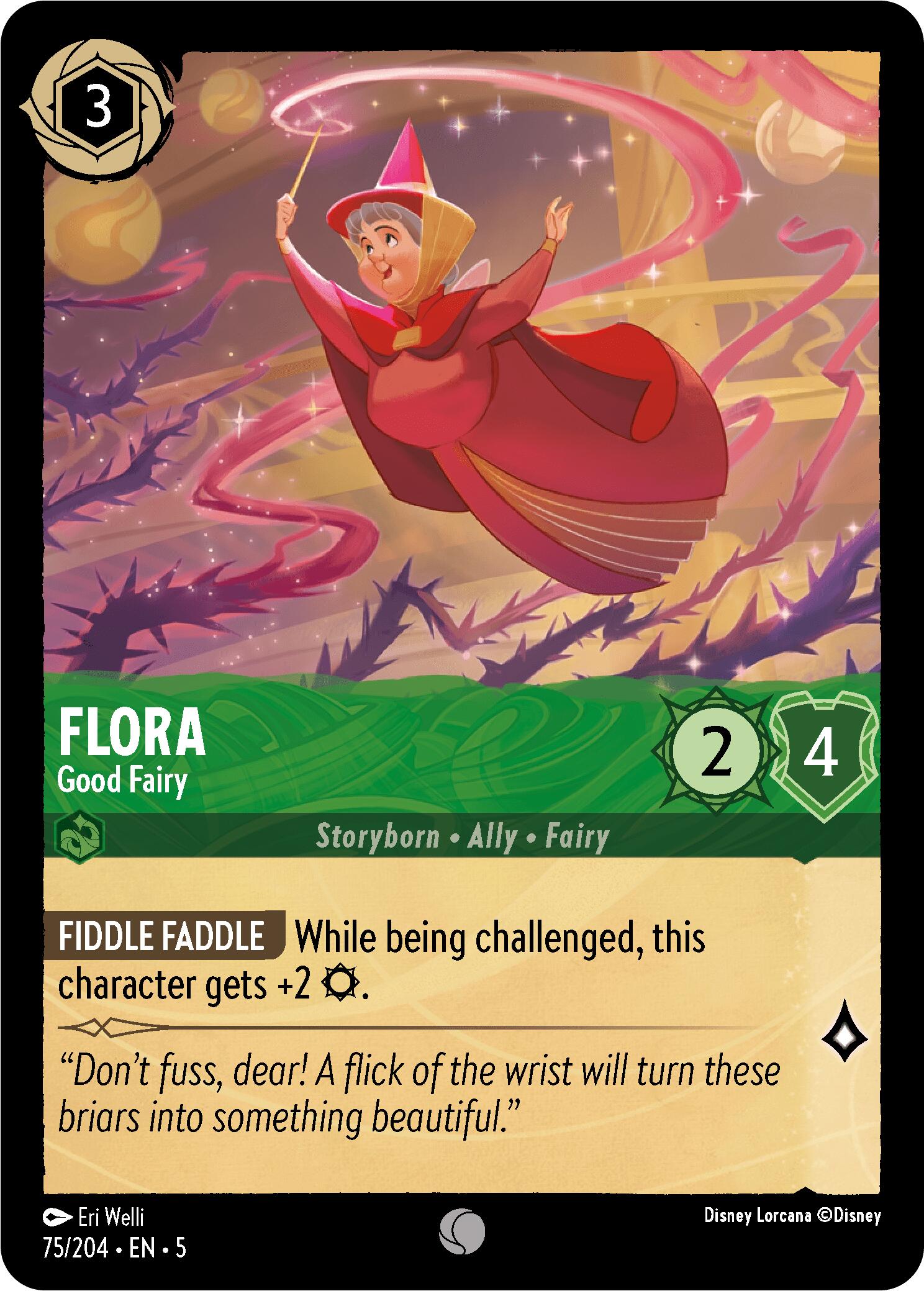 Flora - Good Fairy (75/204) [Shimmering Skies] | Total Play