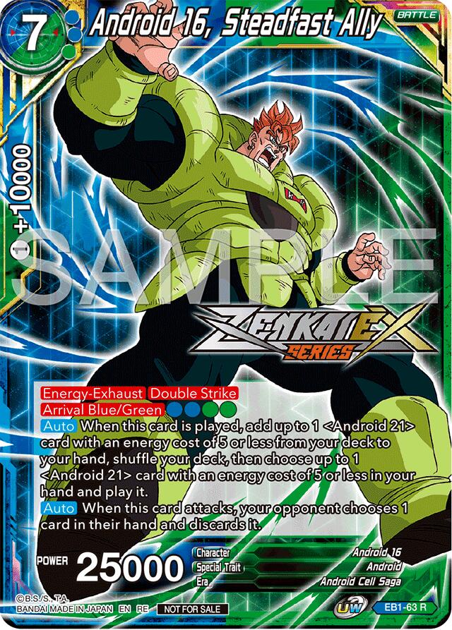 Android 16, Steadfast Ally (Event Pack 15) (EB1-63) [Promotion Cards] | Total Play