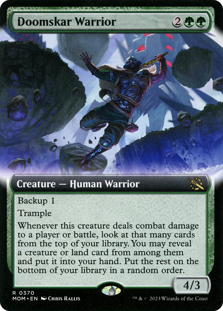 Doomskar Warrior (Extended Art) [March of the Machine] | Total Play