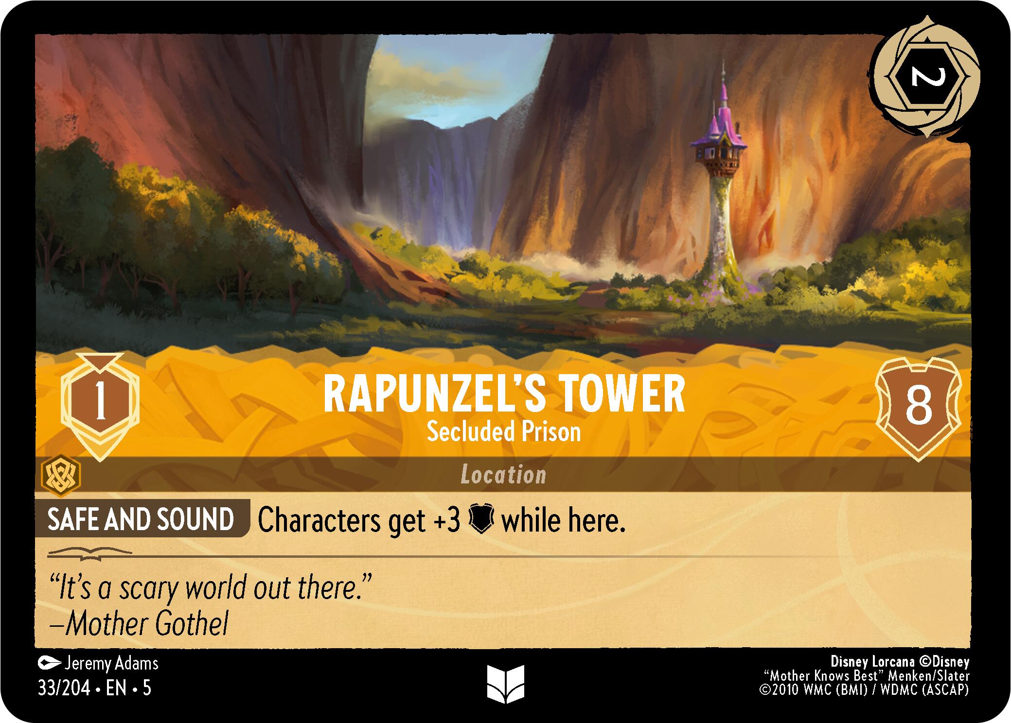 Rapunzel's Tower - Secluded Prison (33/204) [Shimmering Skies] | Total Play