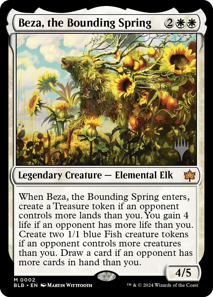 Beza, the Bounding Spring (Promo Pack) [Bloomburrow Promos] | Total Play