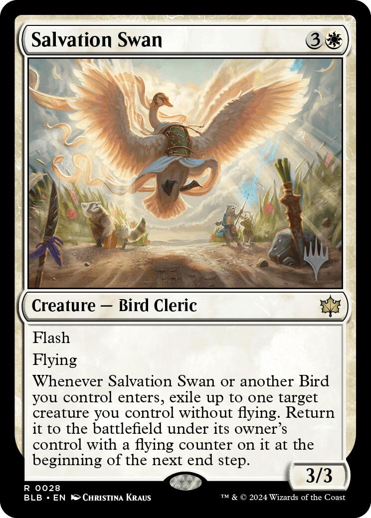 Salvation Swan (Promo Pack) [Bloomburrow Promos] | Total Play