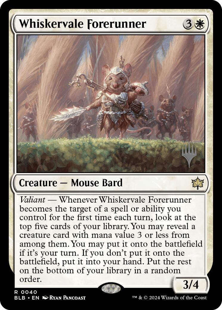 Whiskervale Forerunner (Promo Pack) [Bloomburrow Promos] | Total Play