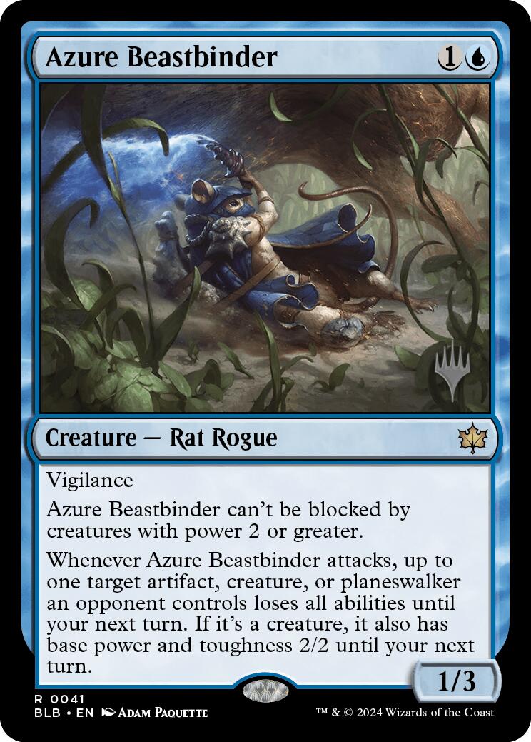 Azure Beastbinder (Promo Pack) [Bloomburrow Promos] | Total Play