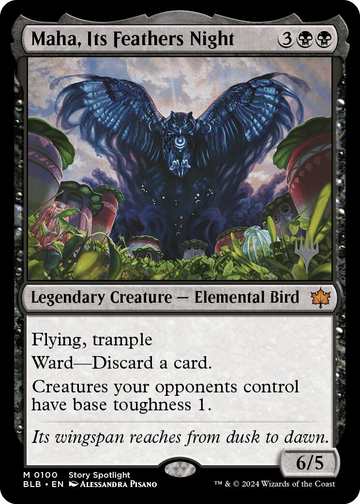Maha, Its Feather Night (Promo Pack) [Bloomburrow Promos] | Total Play