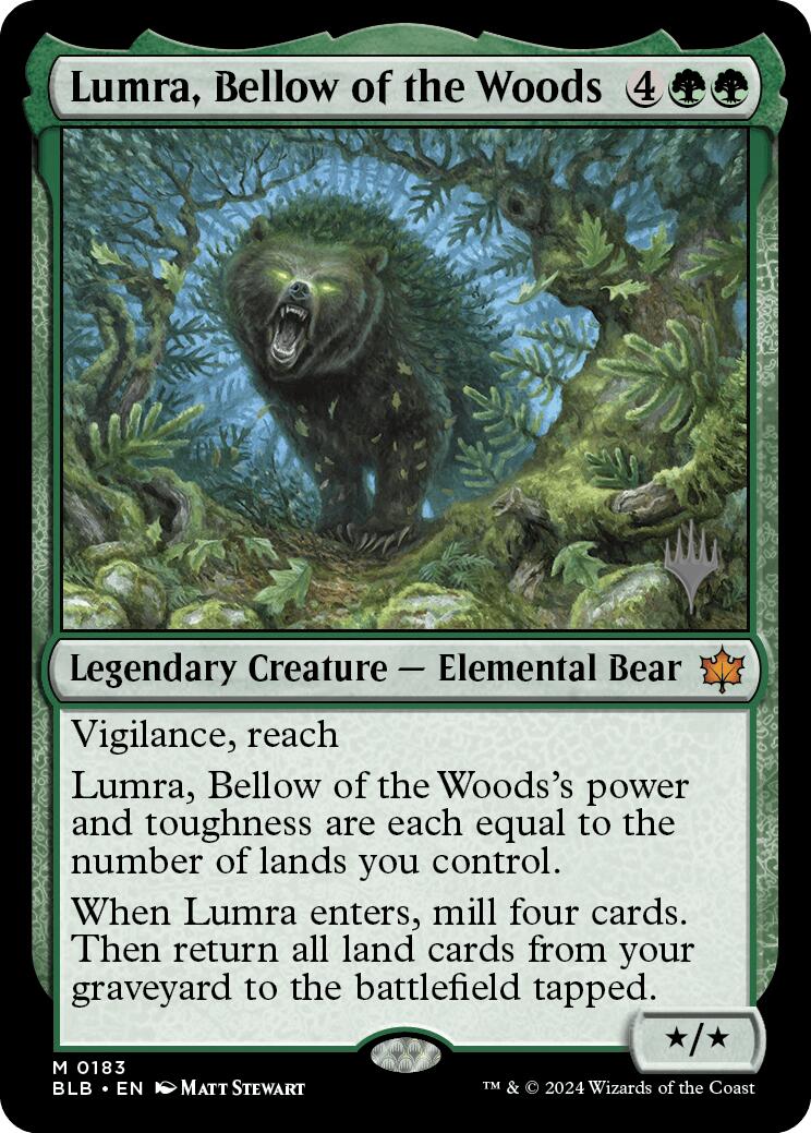 Lumra, Bellow of the Woods (Promo Pack) [Bloomburrow Promos] | Total Play