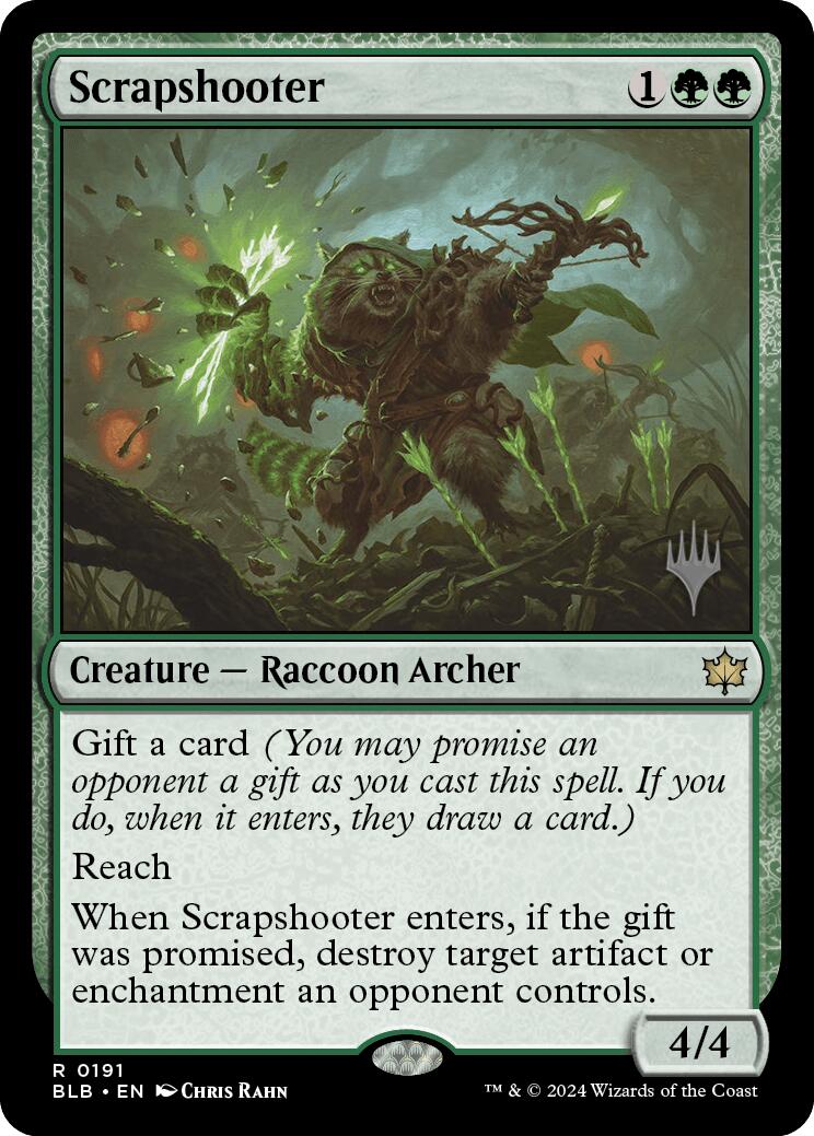 Scrapshooter (Promo Pack) [Bloomburrow Promos] | Total Play
