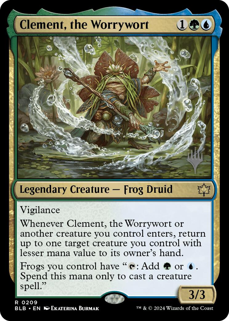 Clement, the Worrywort (Promo Pack) [Bloomburrow Promos] | Total Play