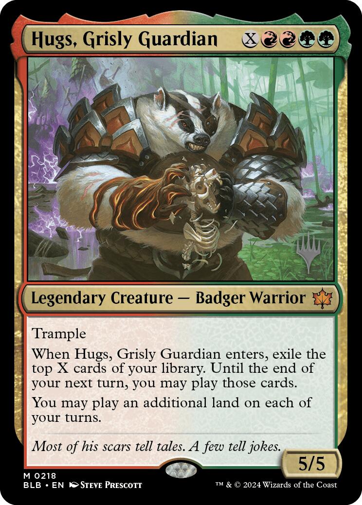 Hugs, Grisly Guardian (Promo Pack) [Bloomburrow Promos] | Total Play