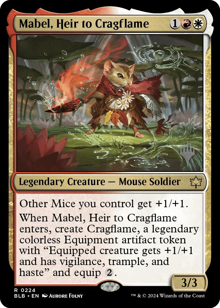 Mabel, Heir to Cragflame (Promo Pack) [Bloomburrow Promos] | Total Play