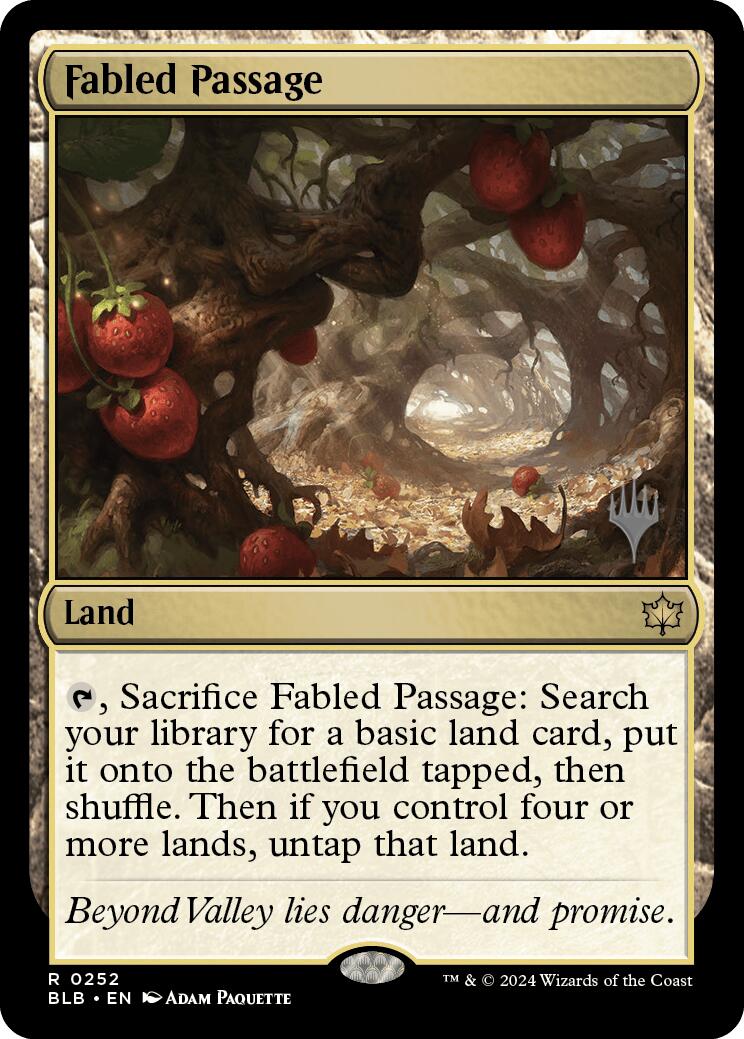Fabled Passage (Promo Pack) [Bloomburrow Promos] | Total Play