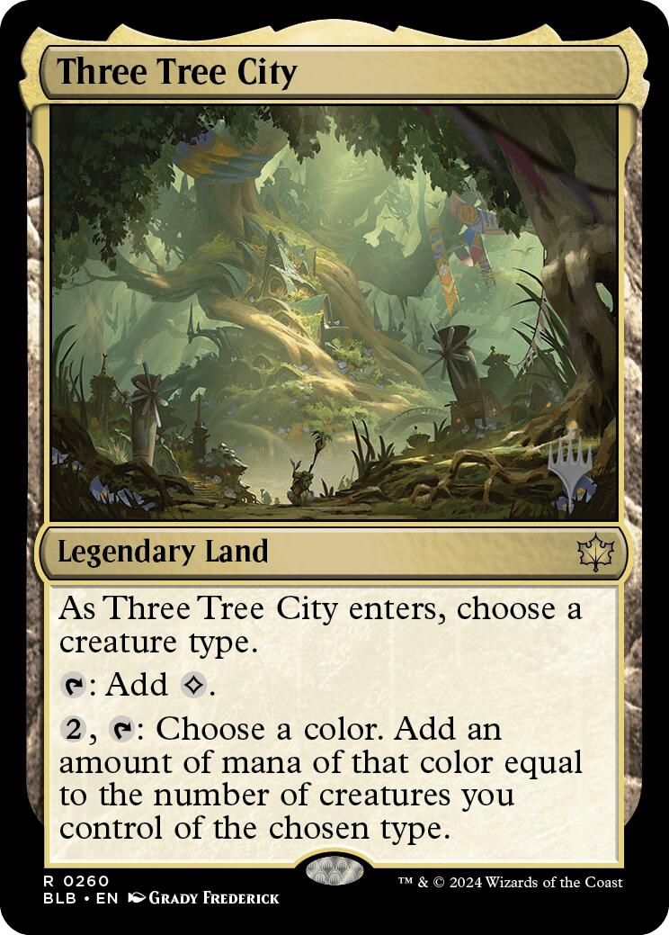 Three Tree City (Promo Pack) [Bloomburrow Promos] | Total Play