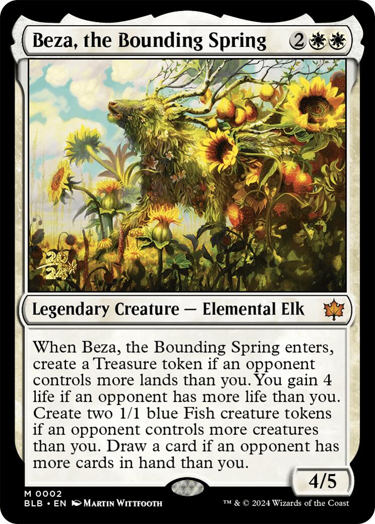 Beza, the Bounding Spring [Bloomburrow Prerelease Promos] | Total Play