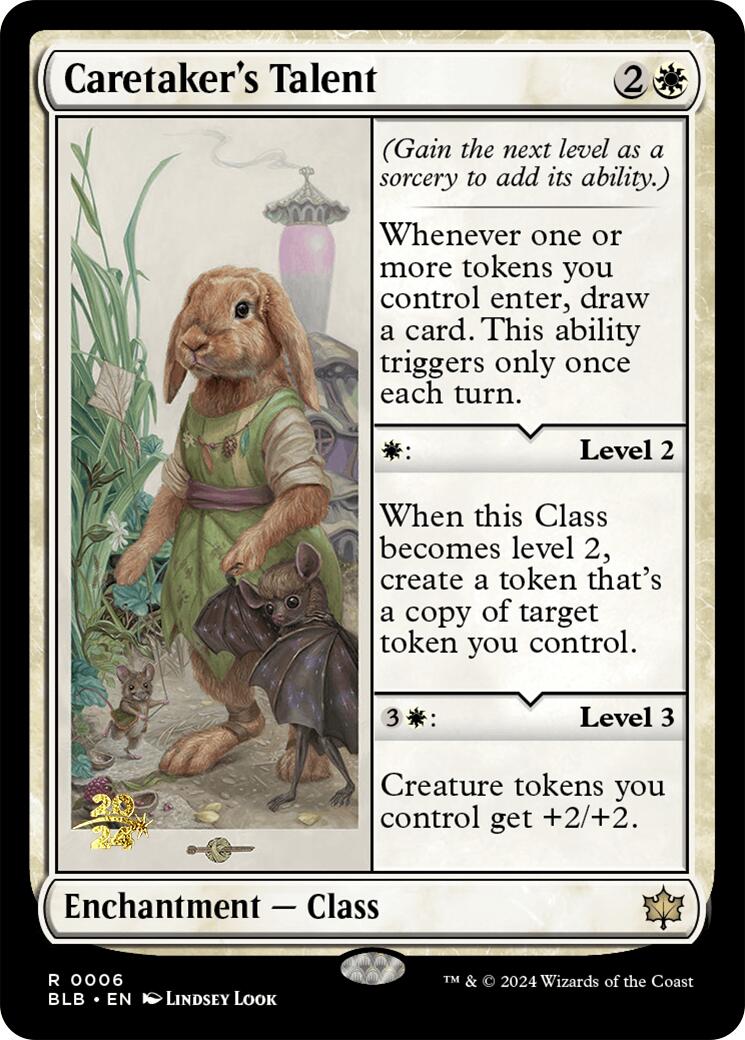 Caretaker's Talent [Bloomburrow Prerelease Promos] | Total Play