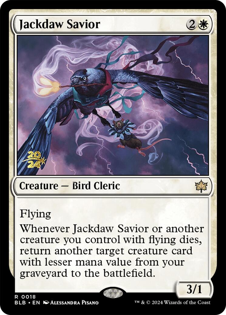 Jackdaw Savior [Bloomburrow Prerelease Promos] | Total Play