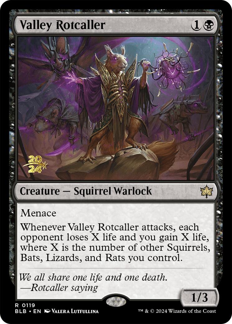 Valley Rotcaller [Bloomburrow Prerelease Promos] | Total Play