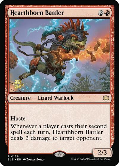 Hearthborn Battler [Bloomburrow Prerelease Promos] | Total Play