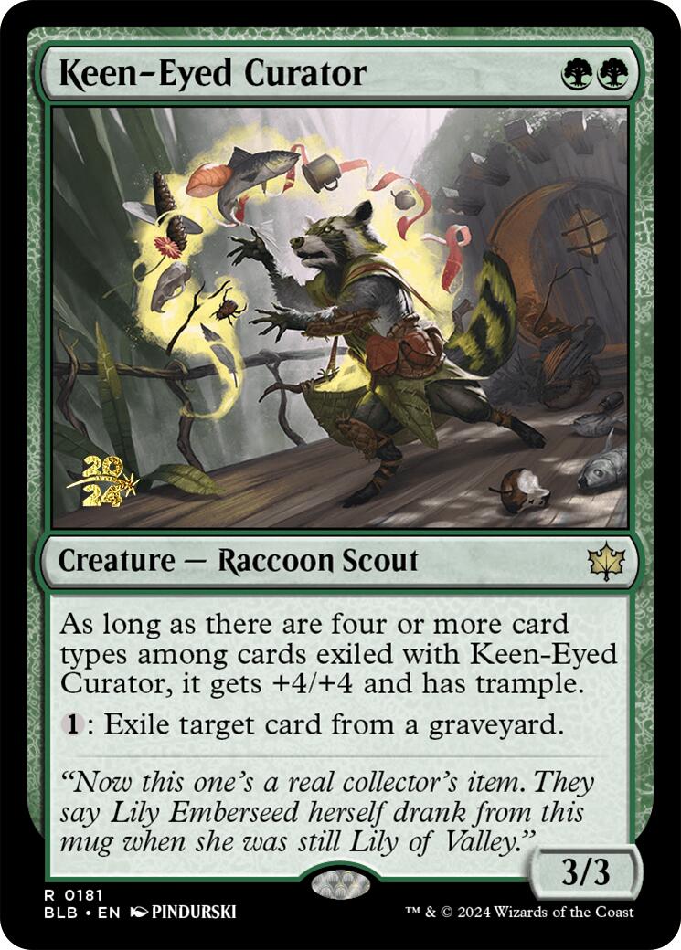 Keen-Eyed Curator [Bloomburrow Prerelease Promos] | Total Play