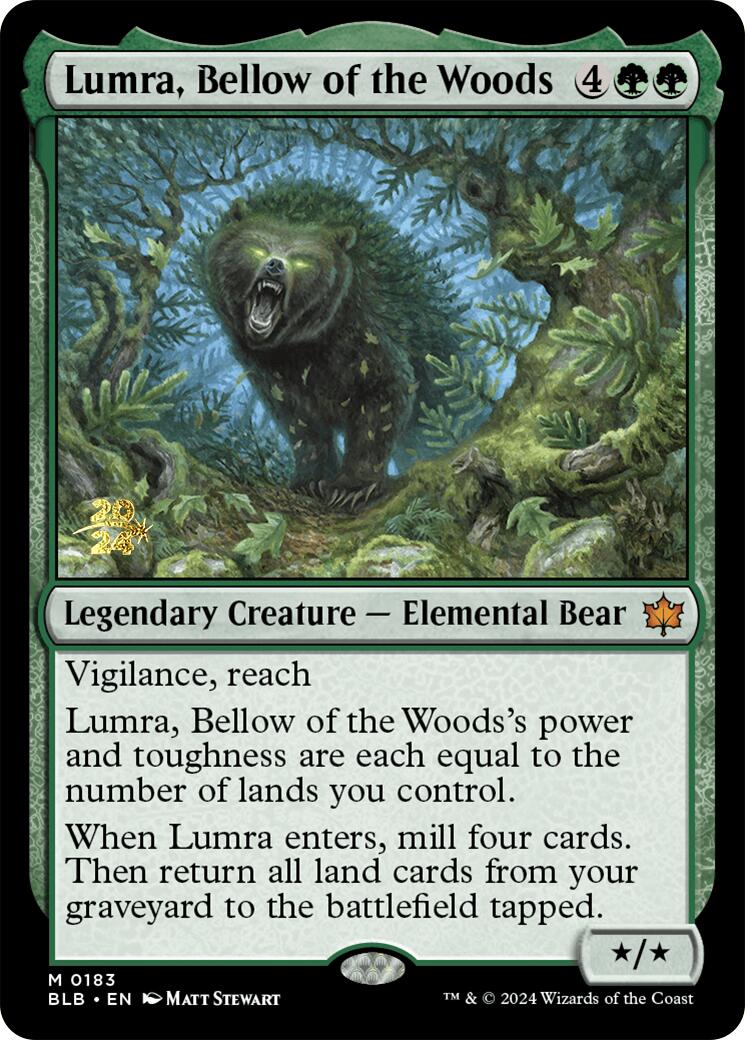 Lumra, Bellow of the Woods [Bloomburrow Prerelease Promos] | Total Play