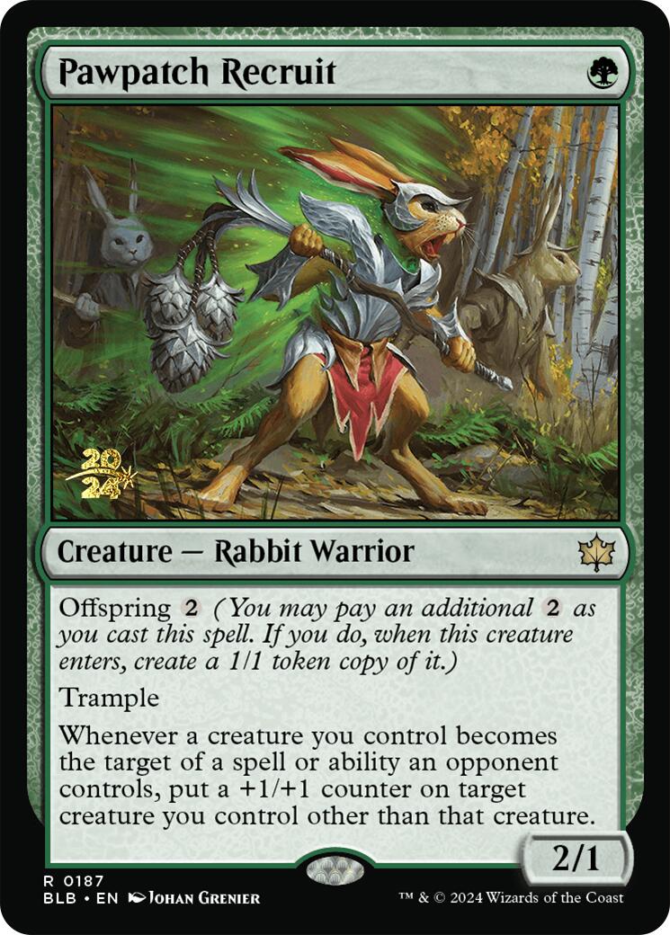 Pawpatch Recruit [Bloomburrow Prerelease Promos] | Total Play