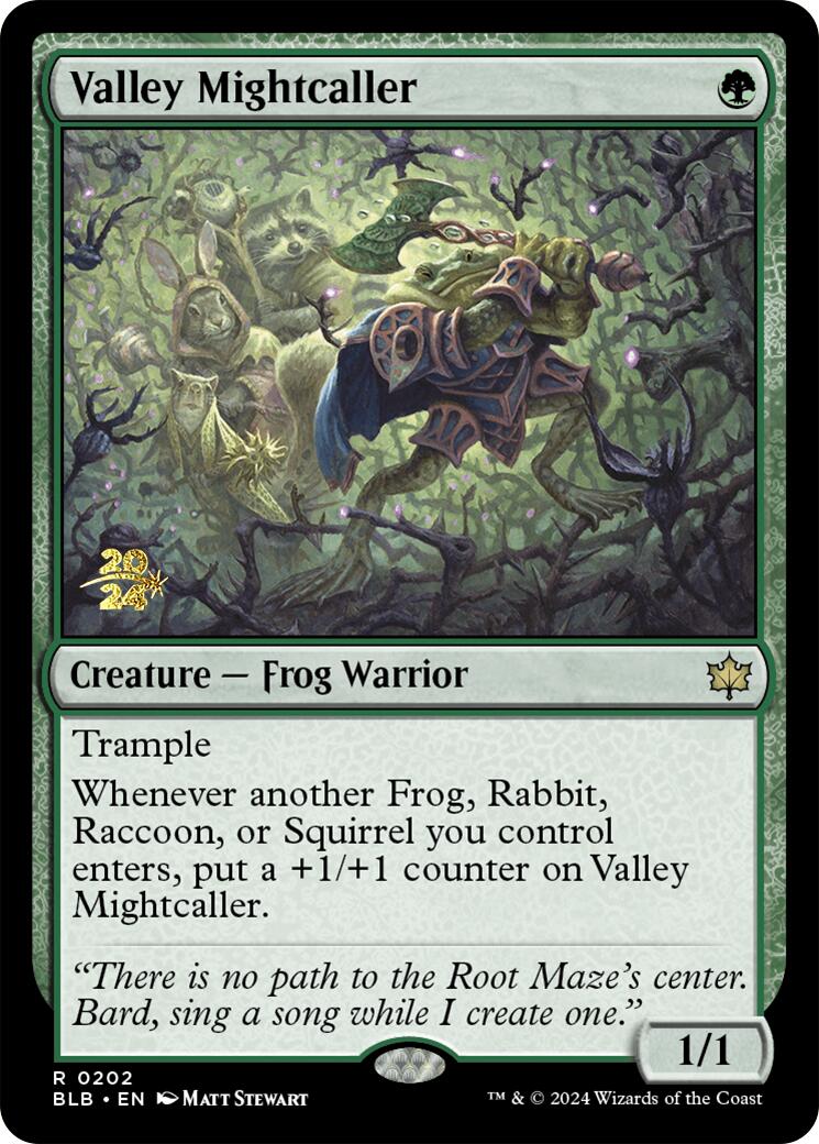 Valley Mightcaller [Bloomburrow Prerelease Promos] | Total Play