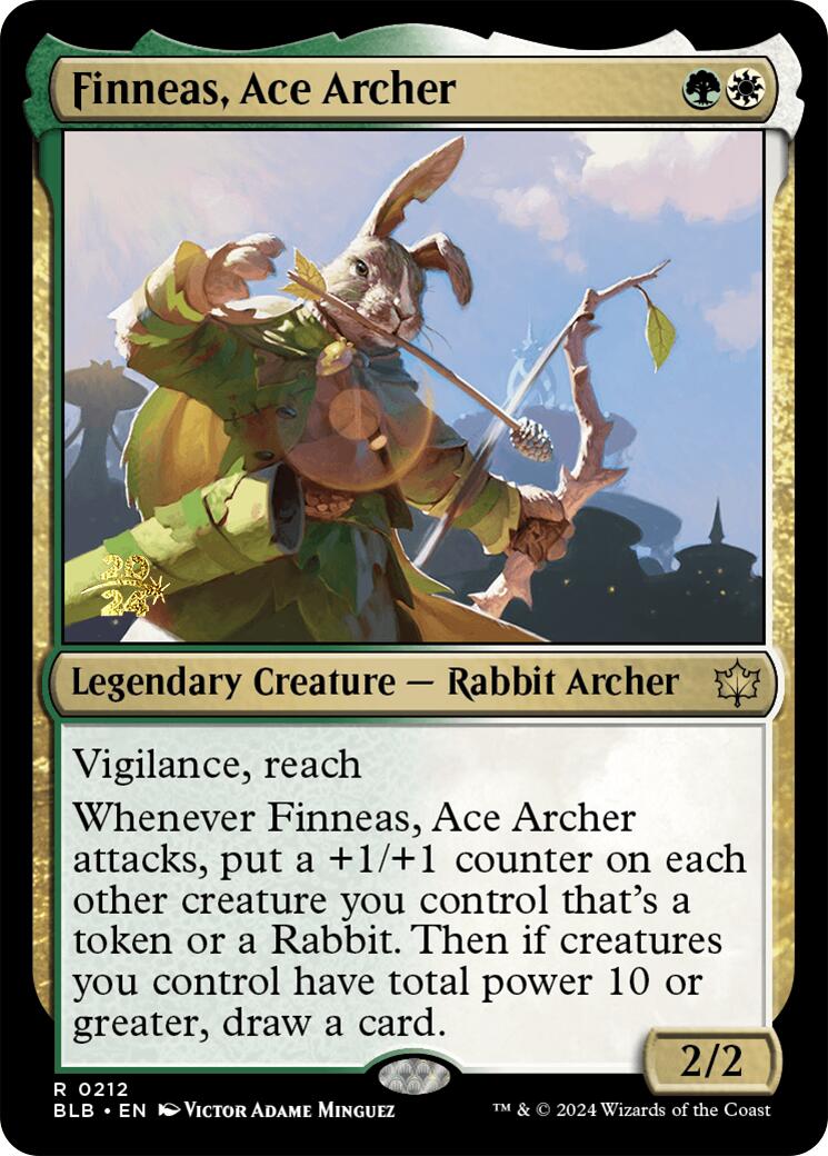 Finneas, Ace Archer [Bloomburrow Prerelease Promos] | Total Play