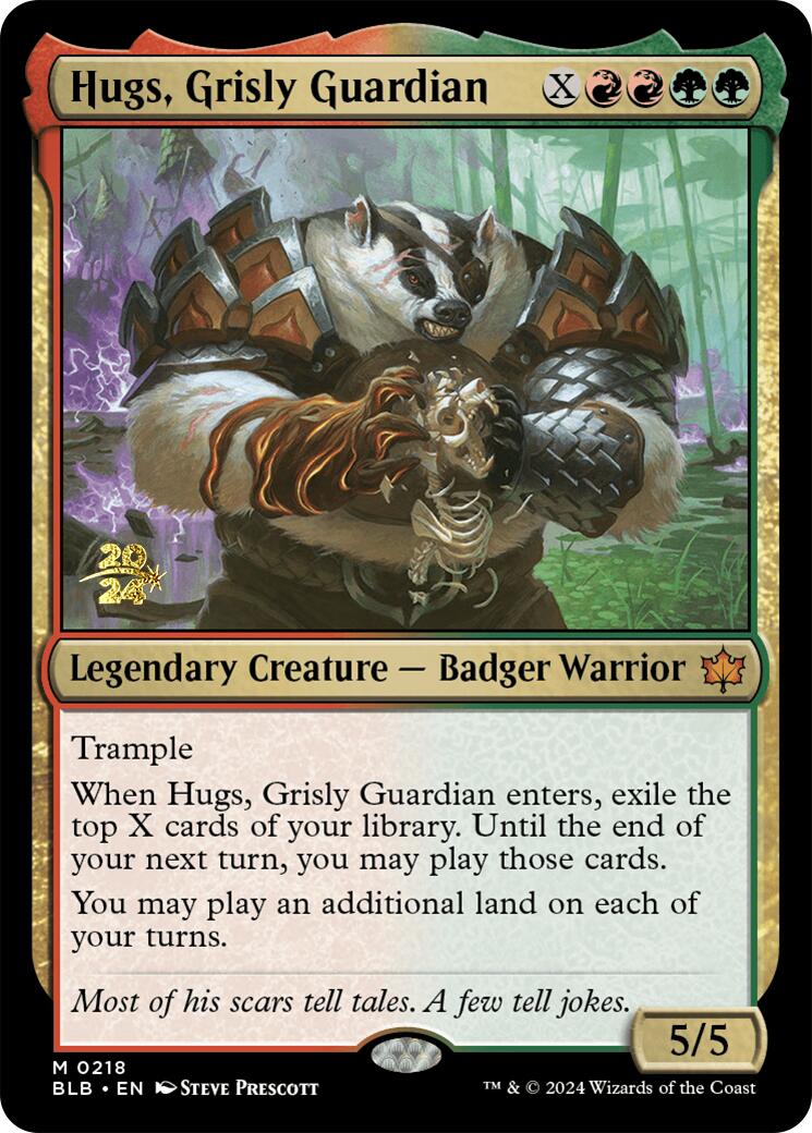 Hugs, Grisly Guardian [Bloomburrow Prerelease Promos] | Total Play