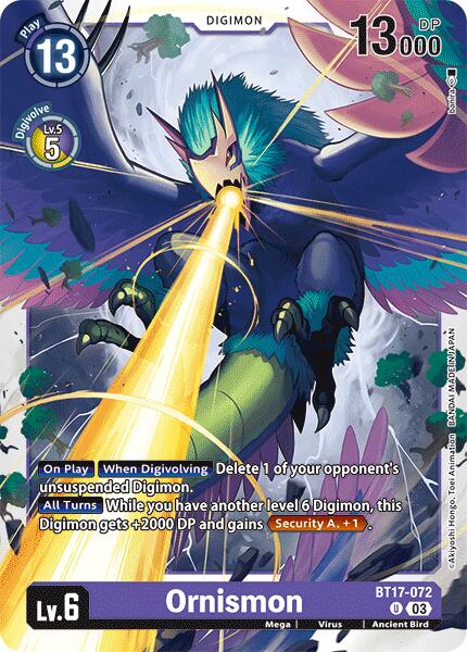 Ornismon [BT17-072] [Secret Crisis] | Total Play