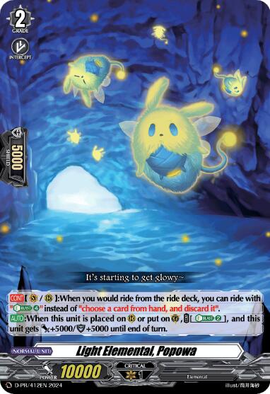 Light Elemental, Popowa (D-PR/412EN) [D Promo Cards] | Total Play