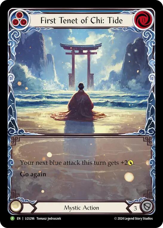 First Tenet of Chi: Tide [LGS296] (Promo)  Rainbow Foil | Total Play