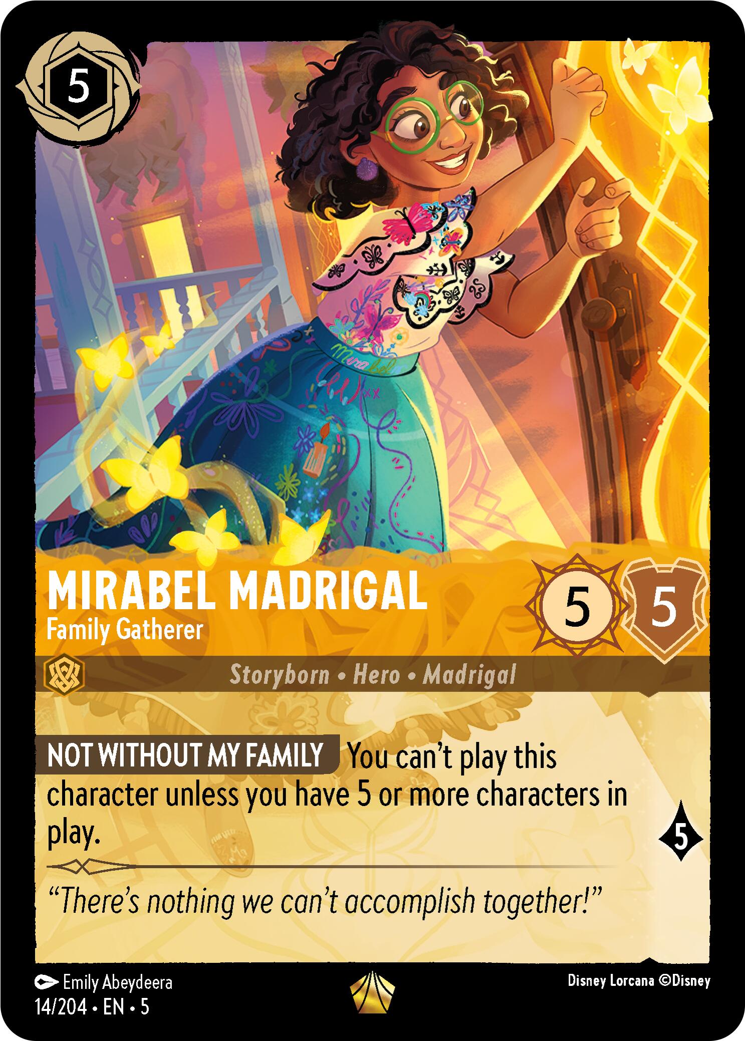 Mirabel Madrigal - Family Gatherer (14/204) [Shimmering Skies] | Total Play