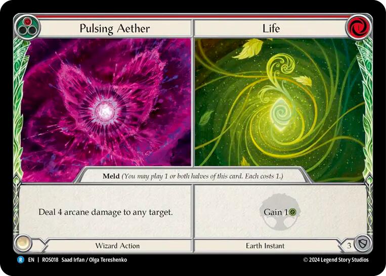 Pulsing Aether // Life [ROS018] (Rosetta)  Rainbow Foil | Total Play