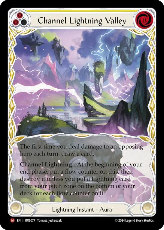 Channel Lightning Valley [ROS077] (Rosetta)  Rainbow Foil | Total Play
