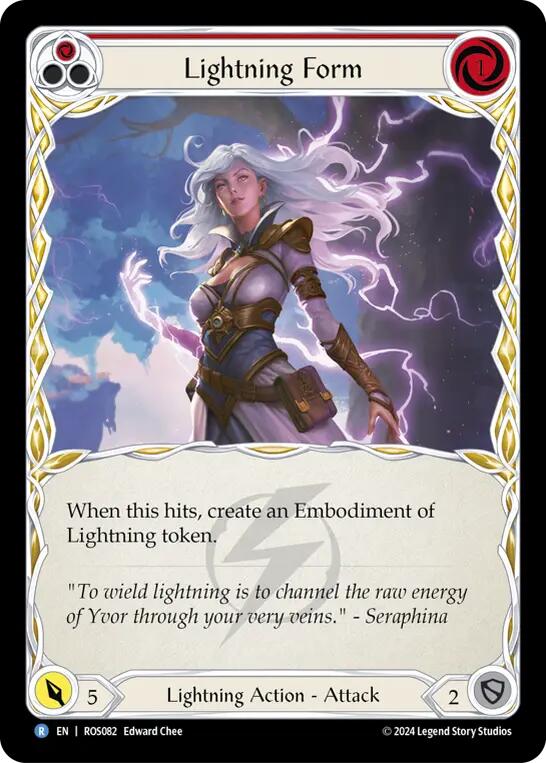 Lightning Form (Red) [ROS082] (Rosetta) | Total Play