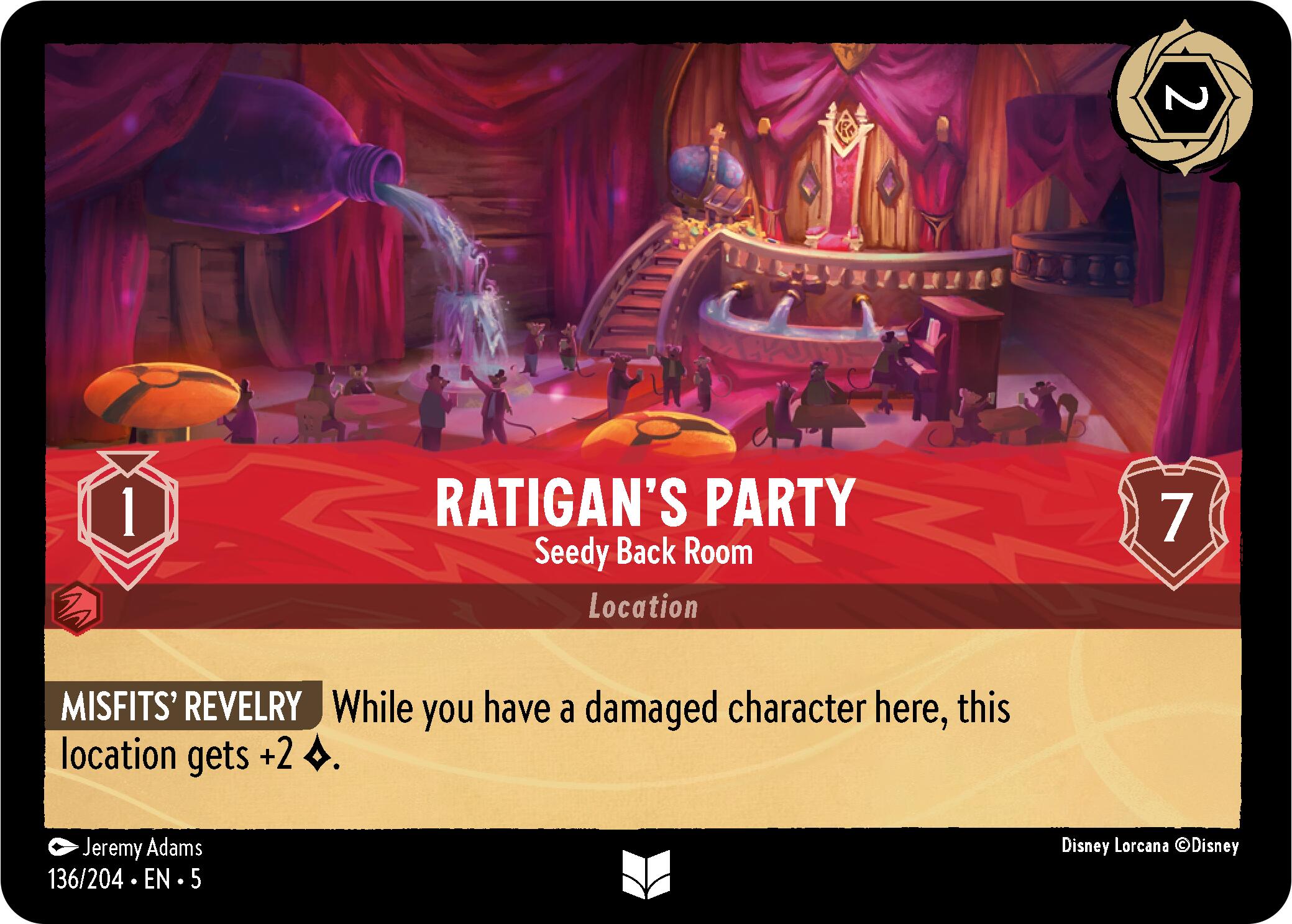 Ratigan's Party - Seedy Back Room (136/204) [Shimmering Skies] | Total Play