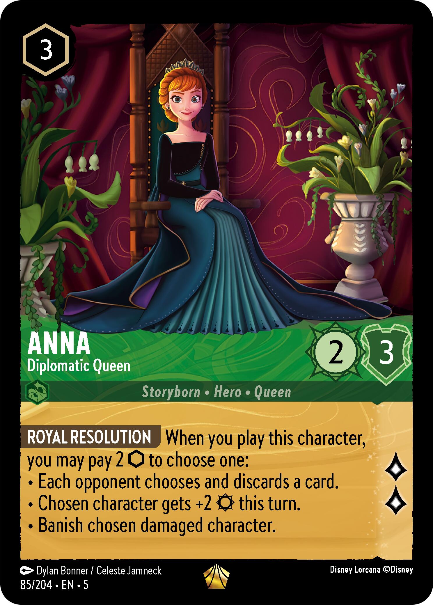 Anna - Diplomatic Queen (85/204) [Shimmering Skies] | Total Play