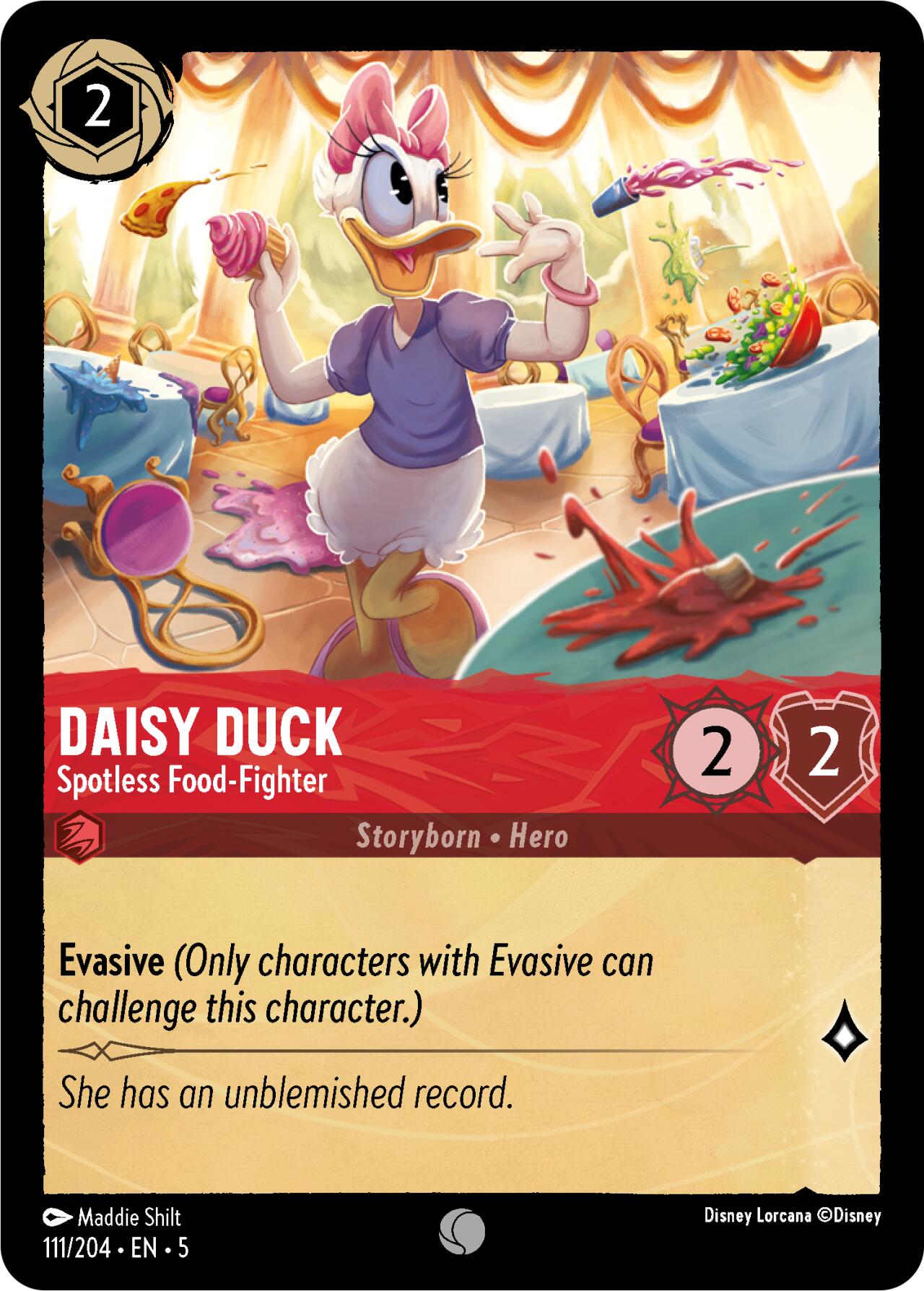 Daisy Duck - Spotless Food-Fighter (111/204) [Shimmering Skies] | Total Play
