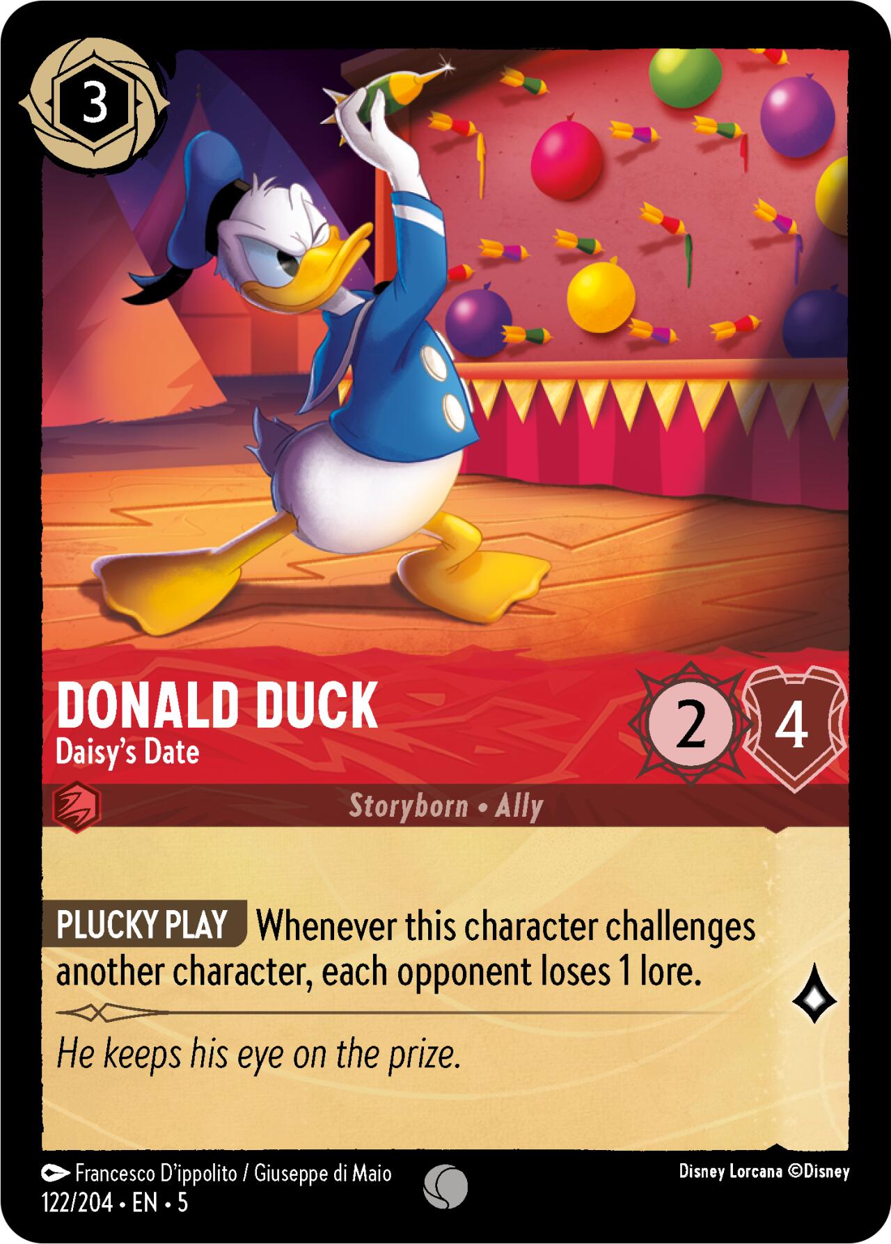 Donald Duck - Daisy's Date (122/204) [Shimmering Skies] | Total Play