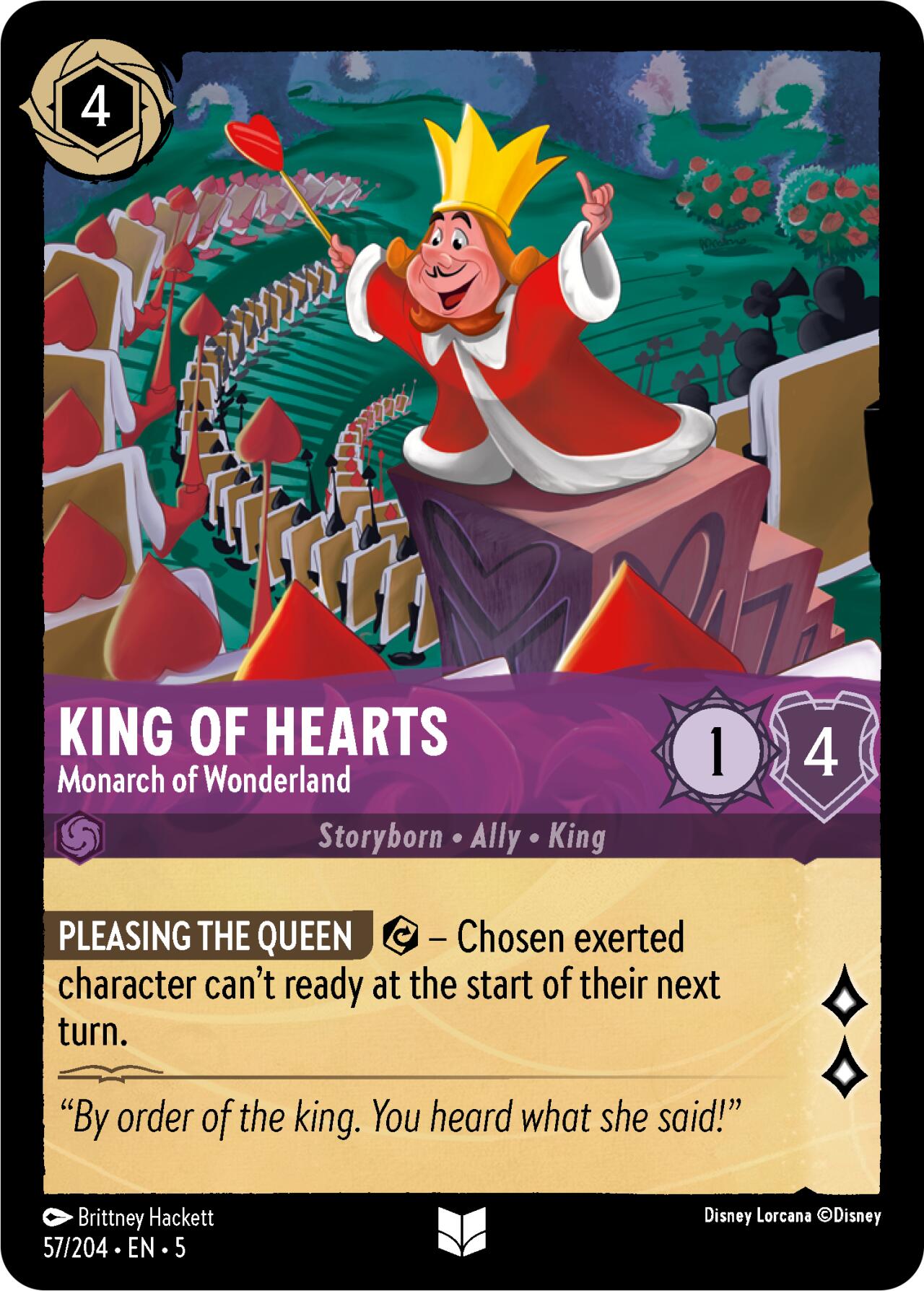 King of Hearts - Monarch of Wonderland (57/204) [Shimmering Skies] | Total Play