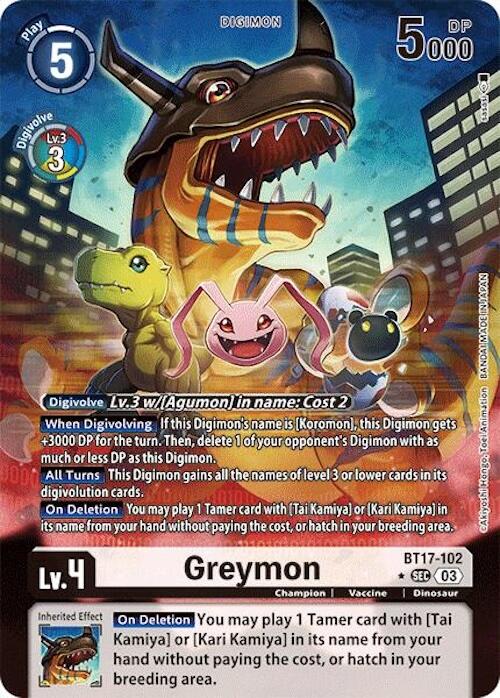 Greymon [BT17-102] (Alternate Art) [Secret Crisis] | Total Play