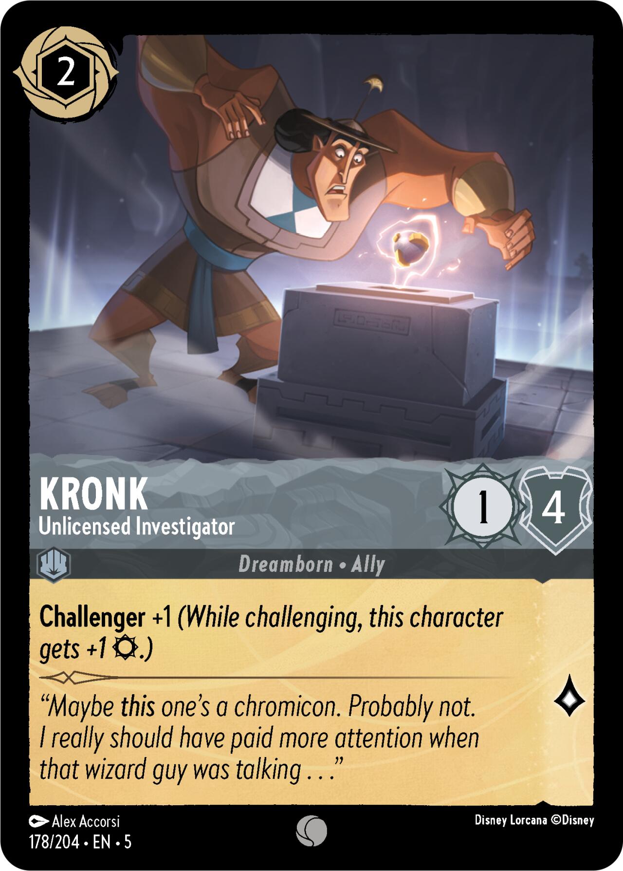 Kronk - Unlicensed Investigator (178/204) [Shimmering Skies] | Total Play