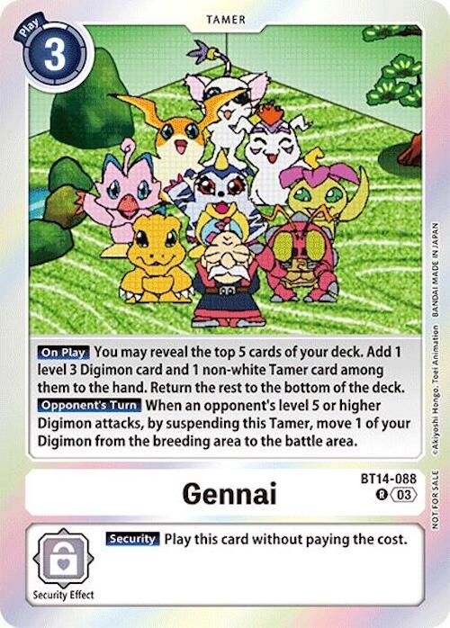 Gennai [BT14-088] (Secret Crisis: Movie Memorial Pack) [Secret Crisis] | Total Play