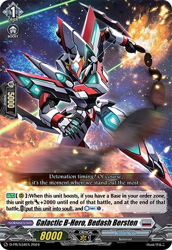 Galactic B-Hero, Bedash Bersten (D-PR/534EN) [D Promo Cards] | Total Play