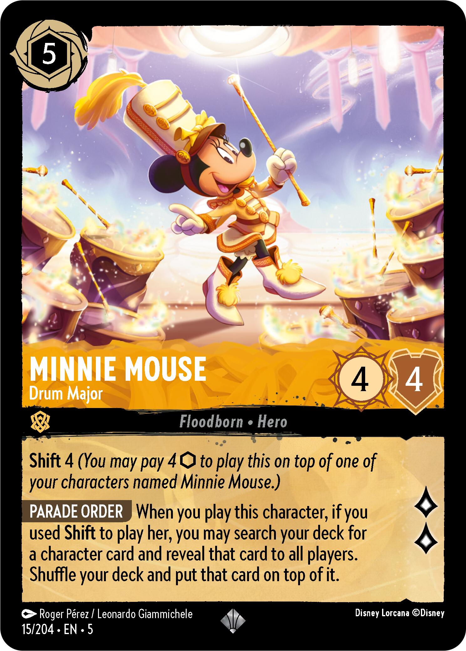 Minnie Mouse - Drum Major (15/204) [Shimmering Skies] | Total Play