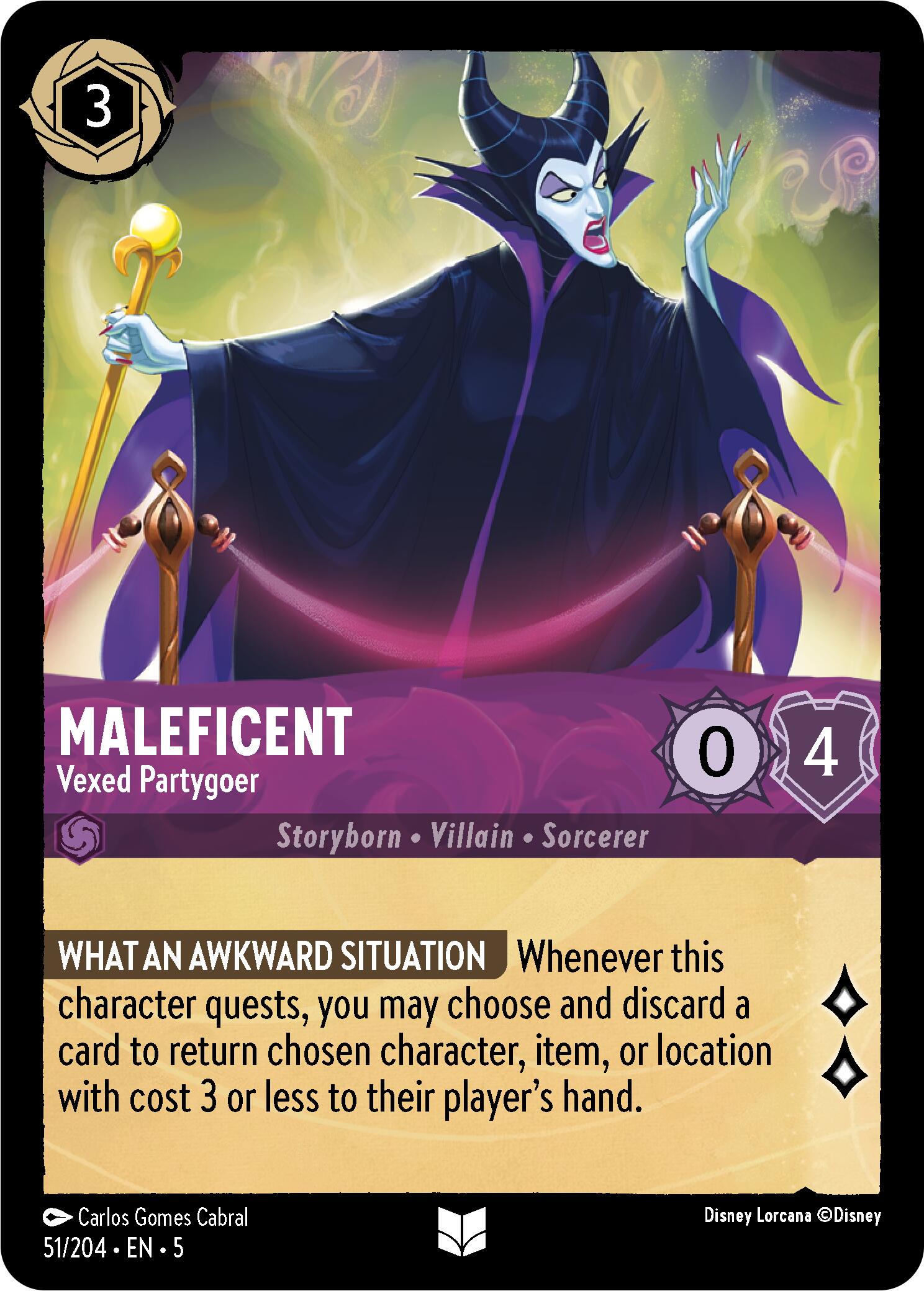 Maleficent - Vexed Partygoer (51/204) [Shimmering Skies] | Total Play