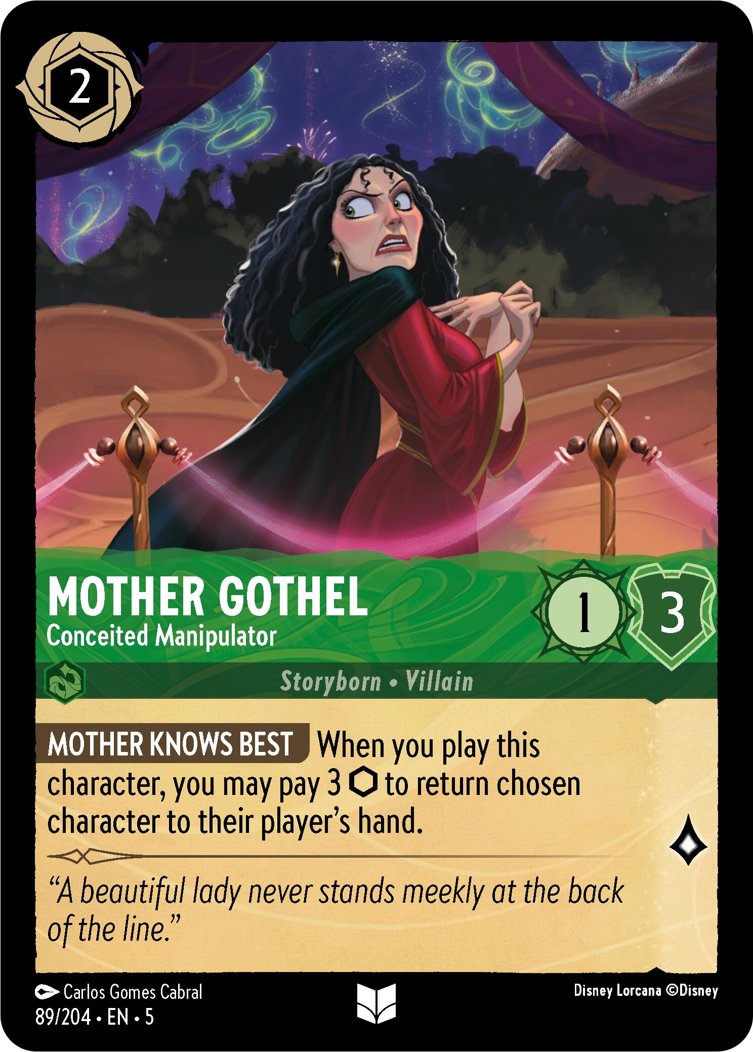 Mother Gothel - Conceited Manipulator (89/204) [Shimmering Skies] | Total Play